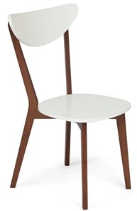 Кухонный стул MAXI (Макси), бук/МДФ 86x48,5x54,5 Белый/Коричневый арт.19583 в Пензе