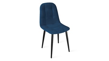 Кухонный стул Райс К1С (Черный муар/Велюр Confetti Blue) в Пензе