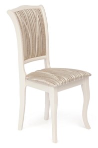 Кухонный стул Opera (OP-SC) 45х53х97 ivory white (слоновая кость 2-5), ткань бежевая, рисунок золотистый (180-9) арт.12489 в Пензе