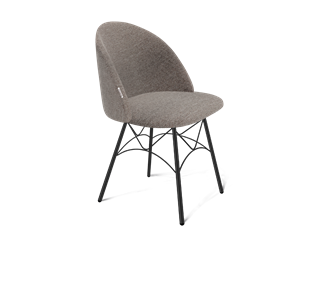 Обеденный стул SHT-ST35 / SHT-S107 (тростниковый сахар/черный муар) в Пензе