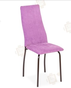 Кухонный стул Волна, каркас металл коричневый, инфинити фиолетовый в Пензе