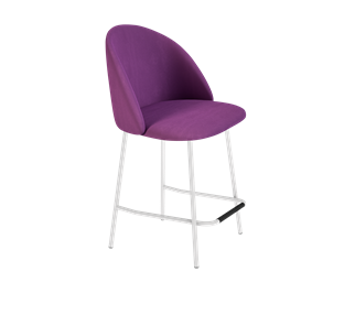 Полубарный стул SHT-ST35 / SHT-S29P-1 (ягодное варенье/белый муар) в Пензе