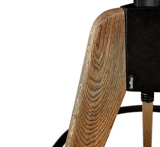 Барный стул SHT-ST29-C12/S92 (ежевичное вино/брашированный коричневый/черный муар) в Пензе - предосмотр 6