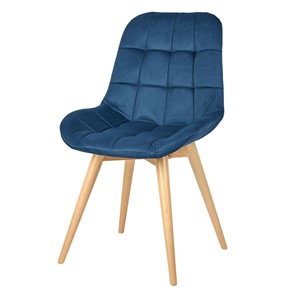 Обеденный стул POLINI Home Verona SD, синий-натуральный в Пензе