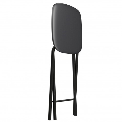 Табурет Складной СРП-013КВ (квадратное сиденье) Эмаль, черный в Пензе - изображение 1