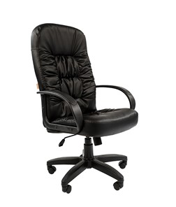 Офисное кресло CHAIRMAN 416, экокожа, цвет черный в Пензе