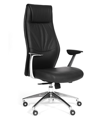 Кресло CHAIRMAN Vista Экокожа премиум черная в Пензе - изображение