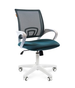 Офисное кресло CHAIRMAN 696 white, ткань, цвет зеленый в Пензе
