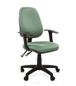 Офисное кресло CHAIRMAN 661 Ткань стандарт 15-158 зеленая в Пензе - предосмотр