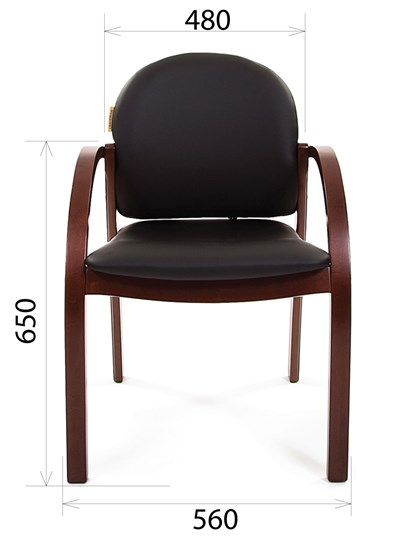 Кресло офисное CHAIRMAN 659 Экокожа черная в Пензе - изображение 1