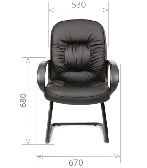 Компьютерное кресло CHAIRMAN 416V экокожа черная в Пензе - изображение 1