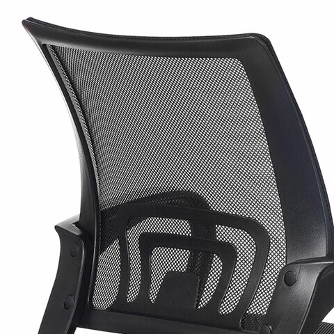 Кресло компьютерное Brabix Fly MG-396 (с подлокотниками, сетка, черное) 532083 в Пензе - изображение 6
