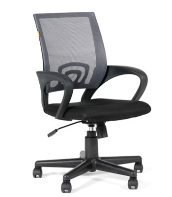 Офисное кресло CHAIRMAN 696 black Сетчатый акрил DW63 темно-серый в Пензе - изображение