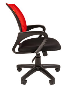 Компьютерное кресло CHAIRMAN 696 black Сетчатый акрил DW69 красный в Пензе - предосмотр 1