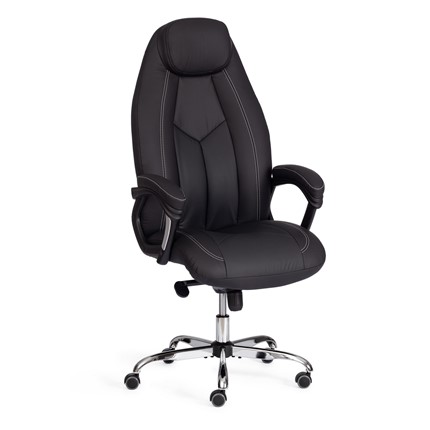 Кресло компьютерное BOSS Lux, кож/зам, черный, арт.21151 в Пензе - изображение