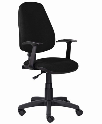 Компьютерное кресло Brabix Comfort MG-321, регулируемая эргономичная спинка, ткань, черное в Пензе - изображение