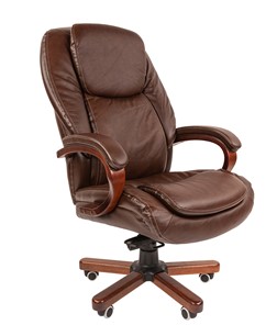 Офисное кресло CHAIRMAN 408, коричневый в Пензе