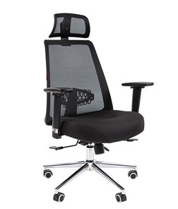 Компьютерное кресло CHAIRMAN 535 LUX сетчатый акрил черный / полиэстер черный в Пензе