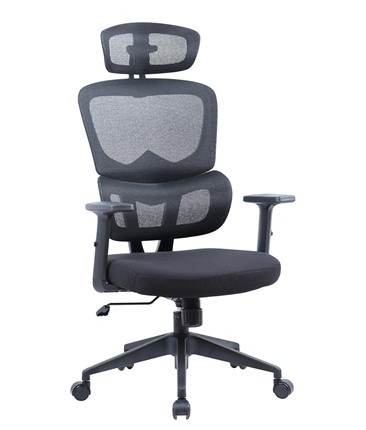 Кресло компьютерное CHAIRMAN 560 cетчатый акрил черный / полиэстер черный в Пензе - изображение