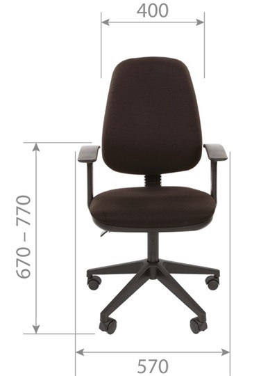 Кресло CHAIRMAN 661 Ткань стандарт 15-13 серая в Пензе - изображение 3