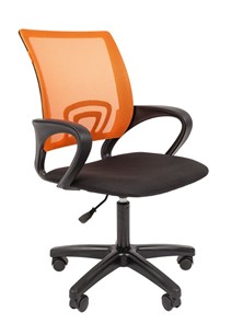 Кресло CHAIRMAN 696 black LT, оранжевый в Пензе