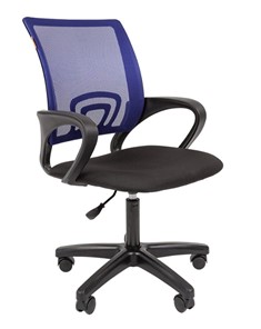 Офисное кресло CHAIRMAN 696 black LT, синий в Пензе