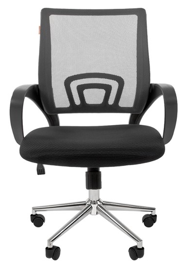 Офисное кресло CHAIRMAN 696 CHROME Сетка TW-04 (серый) в Пензе - изображение 1