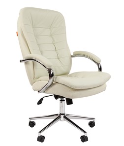Компьютерное кресло CHAIRMAN 795 экокожа, цвет белый в Пензе