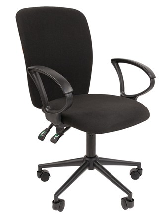 Кресло офисное CHAIRMAN 9801 BLACK, черное в Пензе - изображение