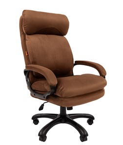 Кресло офисное CHAIRMAN HOME 505, велюр коричневое в Пензе