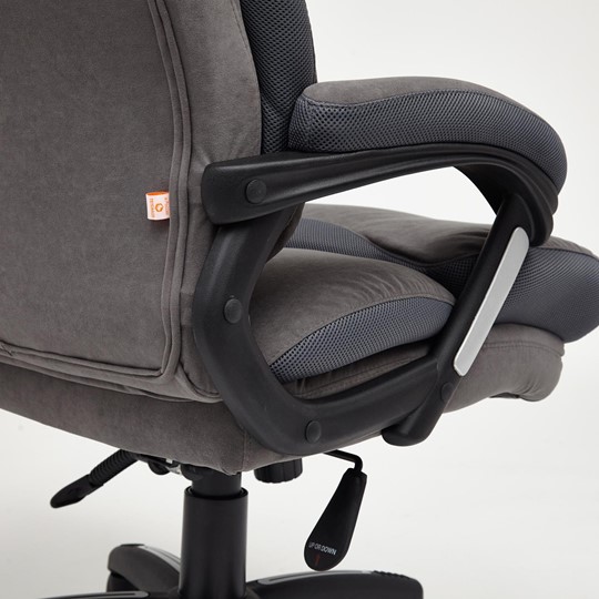 Компьютерное кресло DUKE флок/ткань, серый/серый, 29/TW-12 арт.14039 в Пензе - изображение 19