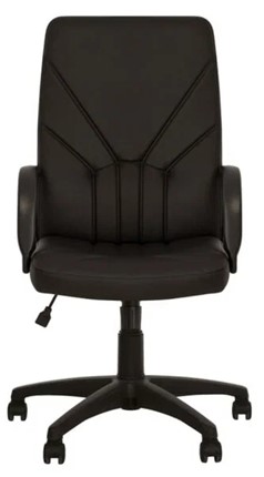 Кресло MANAGER (PL64) экокожа ECO-30, черная в Пензе - изображение