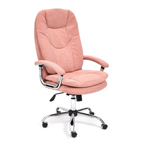 Кресло компьютерное SOFTY LUX флок, розовый, арт.13952 в Пензе
