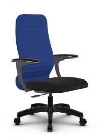Офисное кресло SU-CU160-10P PL синий/черный в Пензе