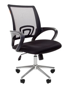 Офисное кресло CHAIRMAN 696 CHROME Сетка TW-01 (черная) в Пензе