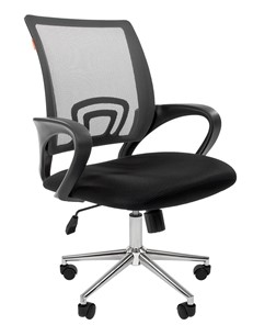 Офисное кресло CHAIRMAN 696 CHROME Сетка TW-04 (серый) в Пензе - предосмотр