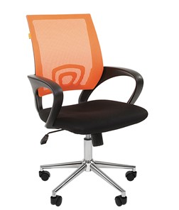 Офисное кресло CHAIRMAN 696 CHROME Сетка TW-66 (оранжевый) в Пензе