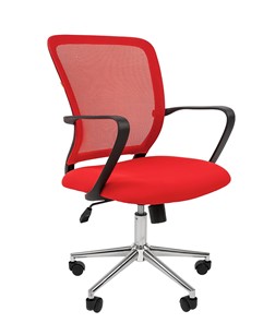 Офисное кресло CHAIRMAN 698 CHROME new Сетка TW-69 (красный) в Пензе