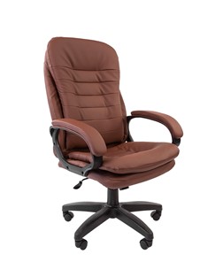 Компьютерное кресло CHAIRMAN 795 LT, экокожа, цвет коричневый в Пензе