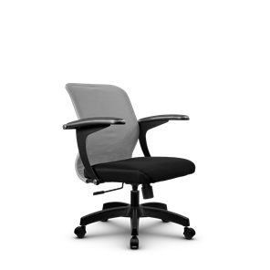 Офисное кресло SU-M-4/подл.160/осн.001, Светло-серый/Черный в Пензе