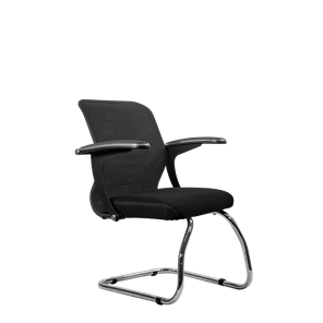 Офисный стул SU-M-4/подл.160/осн.007, Темно-серый/Черный в Пензе