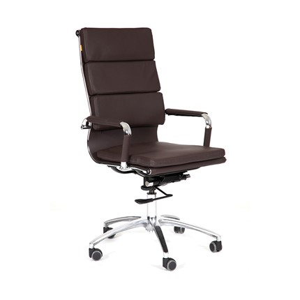 Кресло CHAIRMAN 750 экокожа коричневая в Пензе - изображение