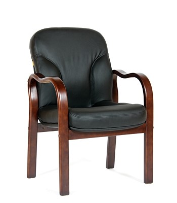 Кресло CHAIRMAN 658 Натуральная кожа черный в Пензе - изображение