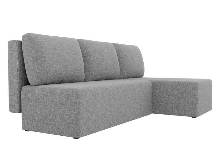 Угловой раскладной диван Поло, Серый (рогожка) в Пензе - изображение 2