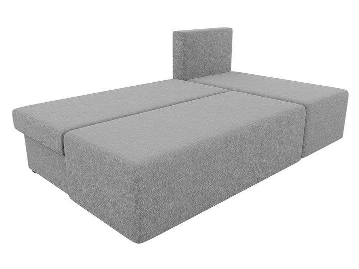 Угловой раскладной диван Поло, Серый (рогожка) в Пензе - изображение 4