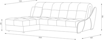 Угловой диван Токио (ППУ) в Пензе - предосмотр 1