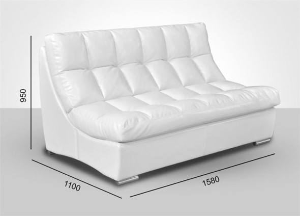 Прямой диван Брайтон с механизмом в Пензе - изображение