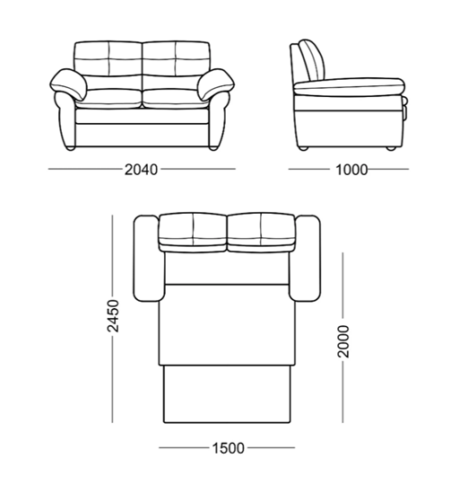 Прямой диван Кристина Люкс в Пензе - изображение 5