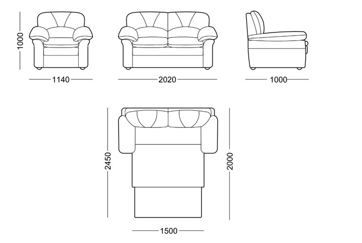 Большой диван Моника люкс в Пензе - изображение 7