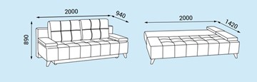 Прямой диван Нео 11 БД в Пензе - предосмотр 3